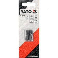 Biti de 25 mm 1/4" cu cap drept tip surubelni..